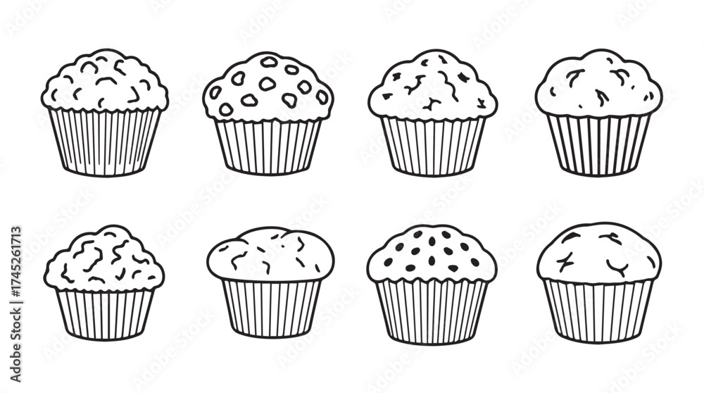 muffin clipart drawing