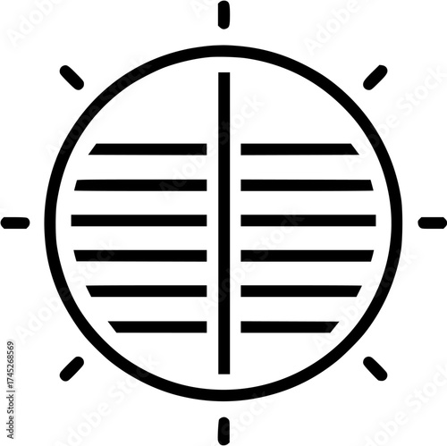 vector illustration of an Firewall