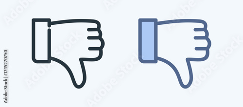 Dislike Multiple Style Icon Collection