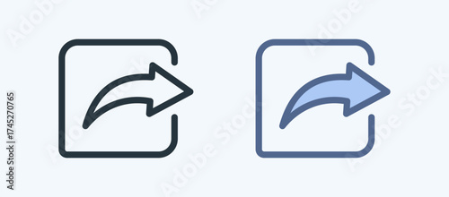 Share Multiple Style Icon Collection