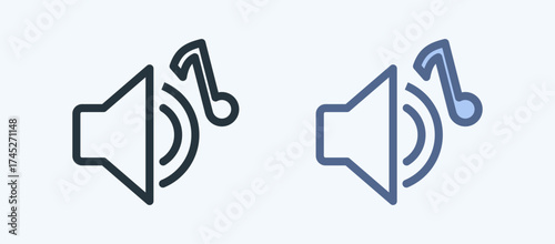 Sound Multiple Style Icon Collection
