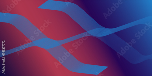Blue background with wavy blended lines nice for wallpaper abstract modern simple