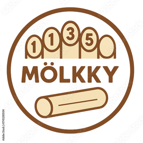 モルックのシンプルなアイコン