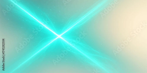 Abstract blue background design with light rays and smooth wave lines for a vector wallpaper backdrop
