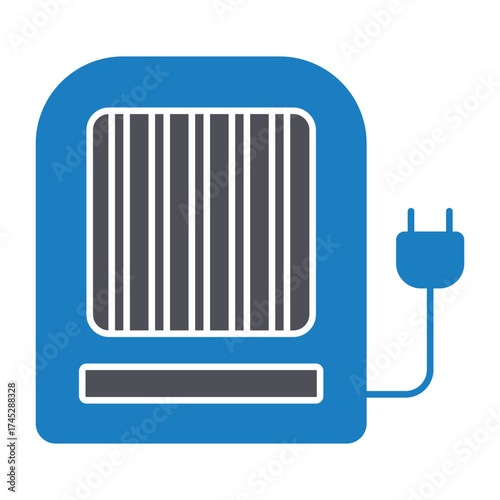 Building heater Vector icon which can easily modify or edit