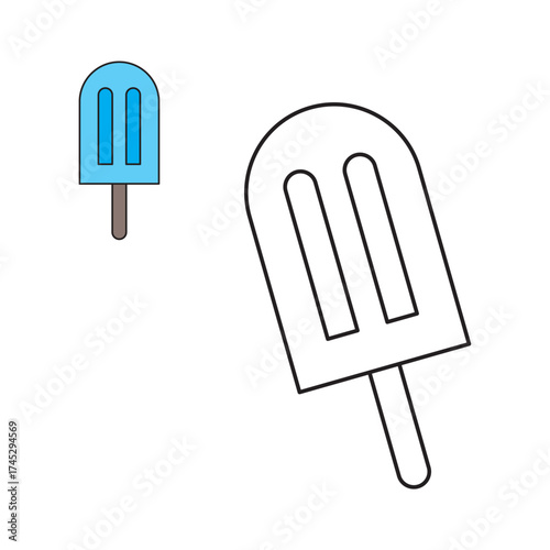 Cute and simple ice cream drawing page for kids. Perfect for coloring fun, learning, and creativity. Ideal for children’s activity books and preschool art projects.