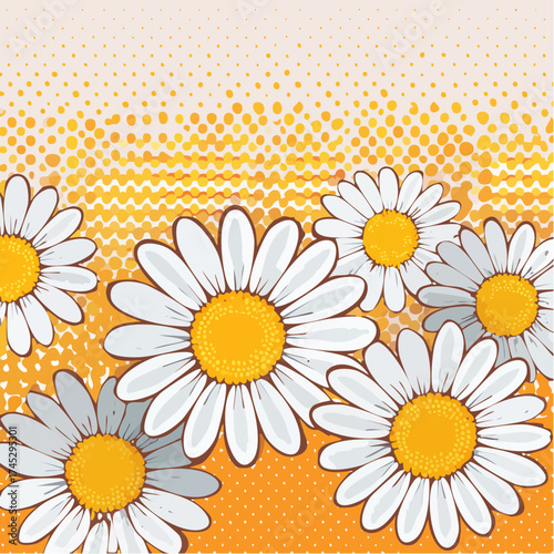 Hintergrund Gänseblümchen