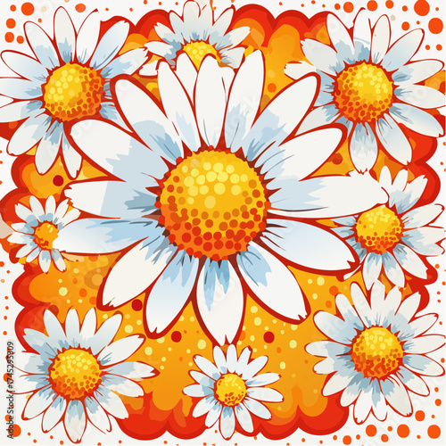 Hintergrund Gänseblümchen