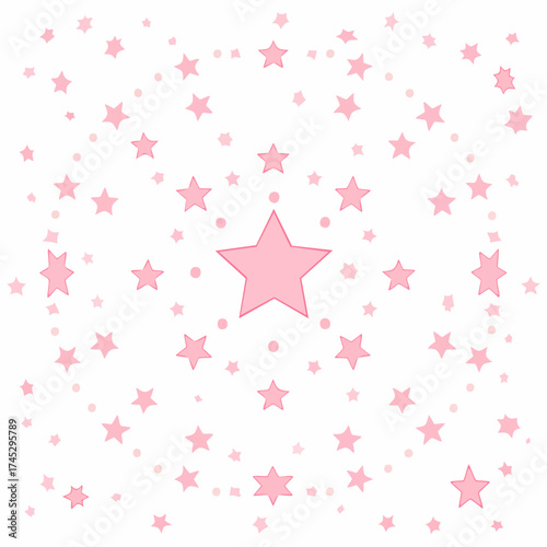 Hintergrund rosa Sterne