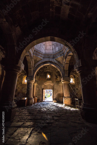 Goshavank Monastery was founded in 1188. It is located about 20 miles east of Dilijan, Armenia.