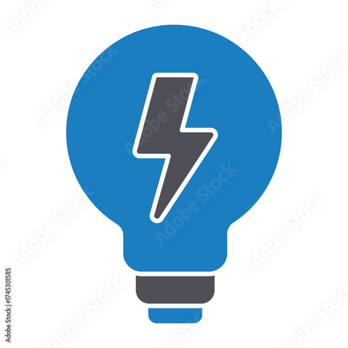 Electrical energy Vector icon which can easily modify or edit