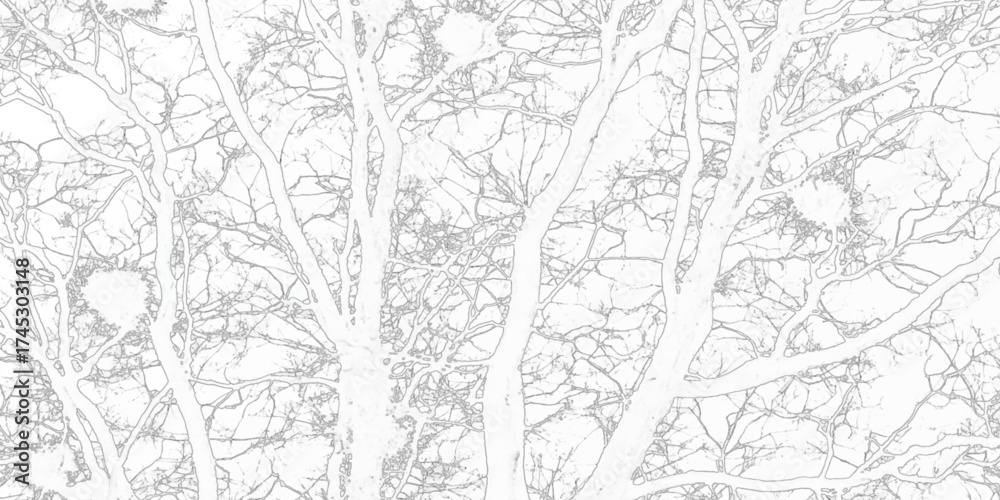Naklejka premium Black and white seamless floral pattern with vintage leaves and tree design