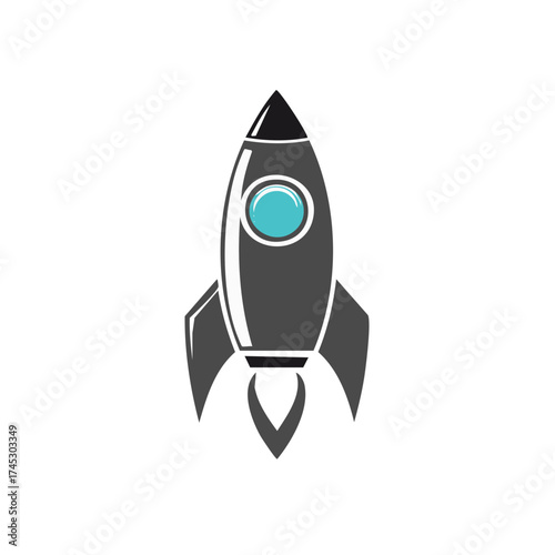 Rocket Launch Icon Ascending Skyward Adventure Startup Business Concept  Technology Innovation Exploration  Fantasy