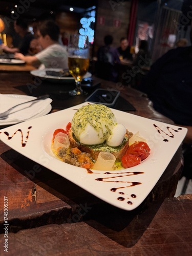 Burrata prato italiano queijo tomate pesto