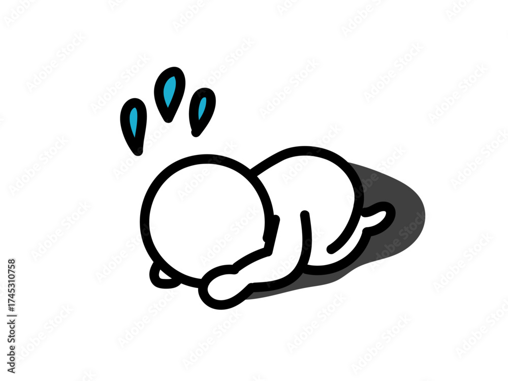 Obraz premium 土下座して謝る人 日本