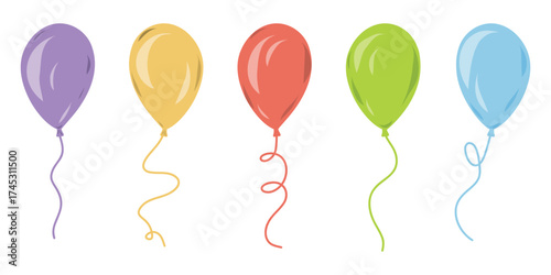 Balloon set, Balloon collection, Colorful Floating balloons