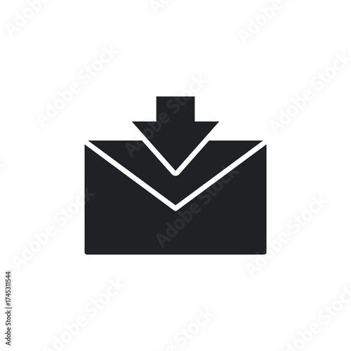 Download Email Message UI UX Solid Icon