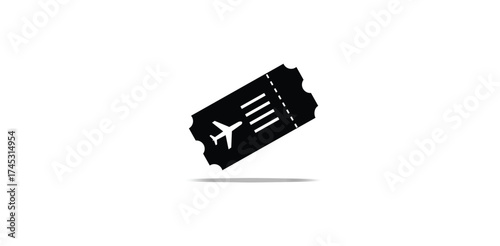 Air Ticket Graphic Travel Adventure and Vacation Vector Illustration Airline Flight Pass Holiday Getaway Concept Booking