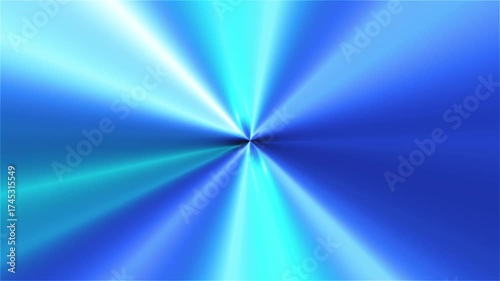 An abstract blue glow emanating from the center, creating the effect of three-dimensional light or energy flow.