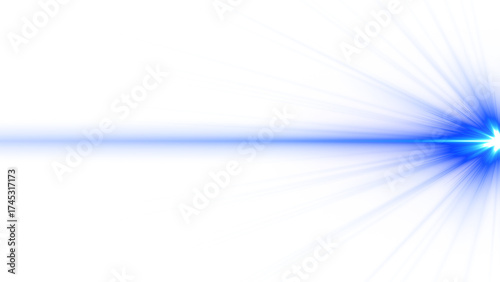 青色のひらめき、閃光のエフェクト背景