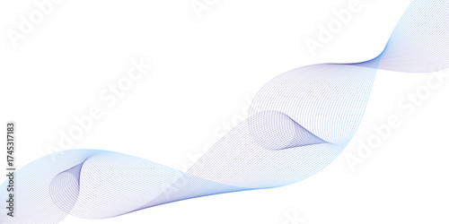 Modern abstract flowing lines background for technology, science, or professional presentation