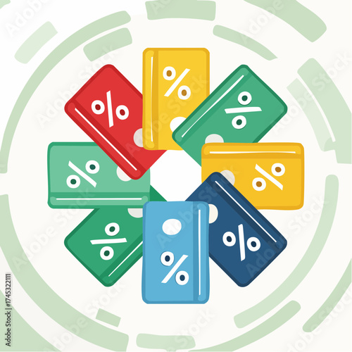 Illustration of a straw broom with a brown handle and orange binding, isolated on white.