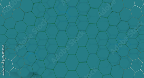 Swimming pool background hexagon design