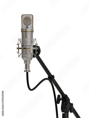 3d Render of Microphone