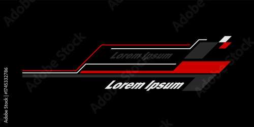 racing team trendy fashionable vector t-shirt and apparel design, typography, print, poster. Global swatches.