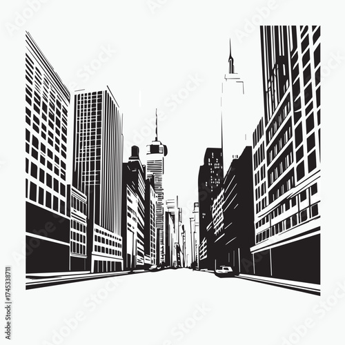 city skyline silhouette