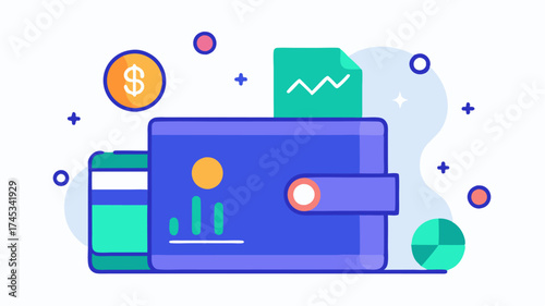 A depiction of a wallet interface showcasing a feature for buying and trading crypto assets with realtime price updates.