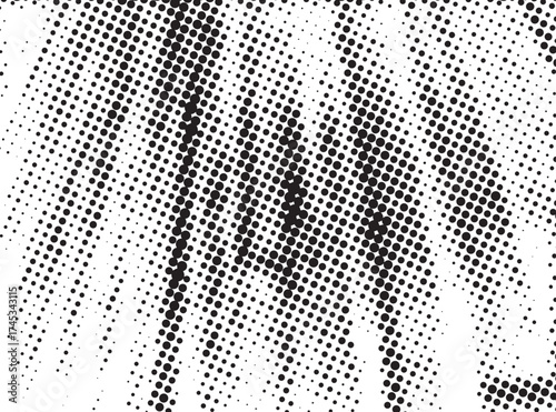 Halftone dots background - Logo Design Element. Abstract vector template - easy to use