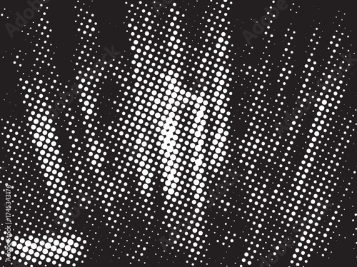 Halftone dots background - Logo Design Element. Abstract vector template - easy to use