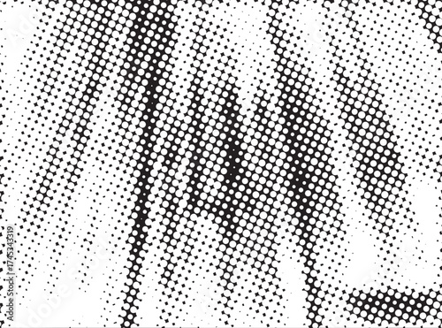 Halftone dots background - Logo Design Element. Abstract vector template - easy to use