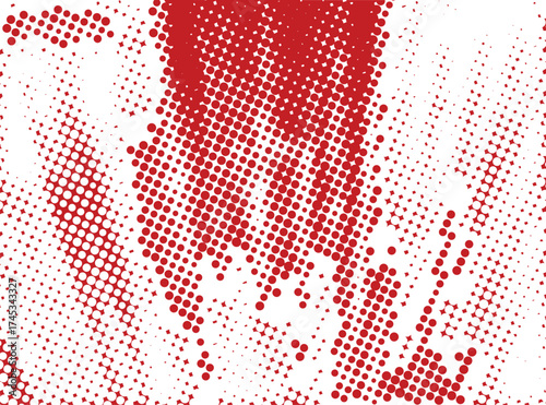 Halftone dots background - Logo Design Element. Abstract vector template - easy to use