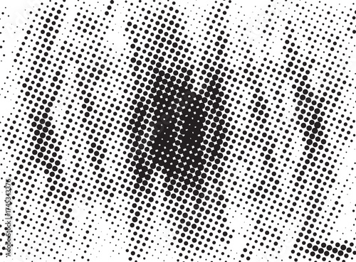 Halftone dots background - Logo Design Element. Abstract vector template - easy to use