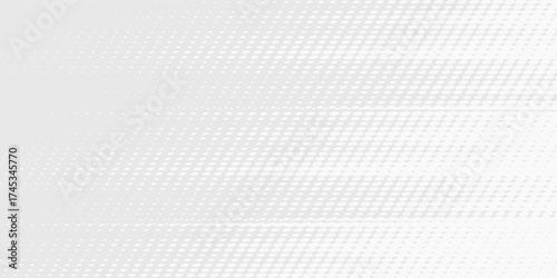 Dot white gray wave light technology texture background. Chrome shiny simple art modern good nice