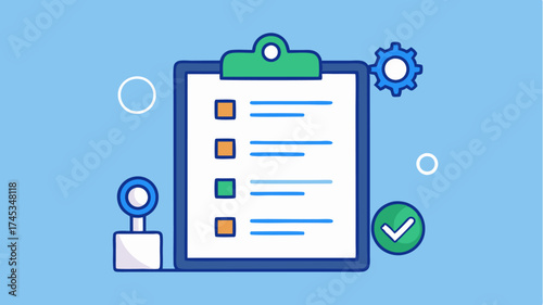 A checklist with tasks being marked off blending digital tools and ods for successful lead generation campaigns.