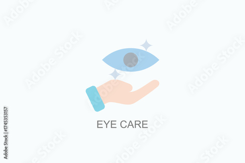 Eye Care Icon Or Logo Isolated Vector Illustration