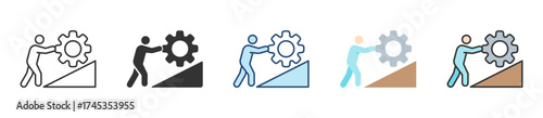 Persistence Icon Set Multiple Style Collection