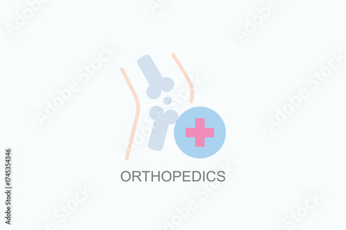 Orthopedics Icon Or Logo Isolated Vector Illustration