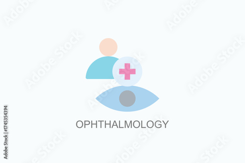 Ophthalmology Icon Or Logo Isolated Vector Illustration