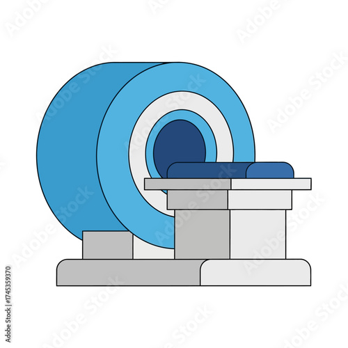 Medical imaging machine for diagnostics and patient care in hospitals.