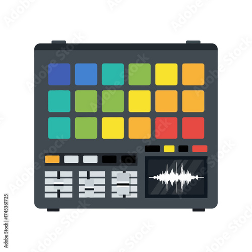 Electronic Music Production Beat Maker Device.