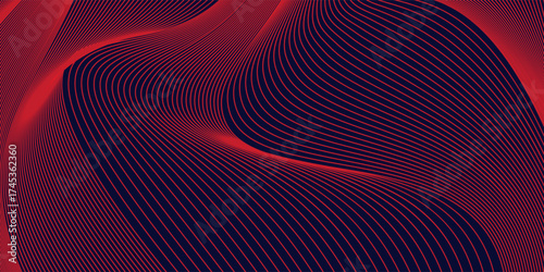 Premium background design with diagonal red lines pattern. Vector horizontal template for digital luxury business banner