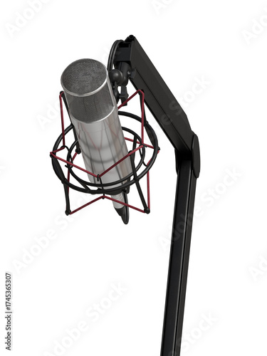 3d Render of Microphone