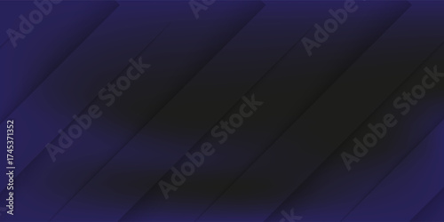 creative Black dark navy blue silver abstract pattern background. Geometric shape. Line triangle angle fold polygon. art