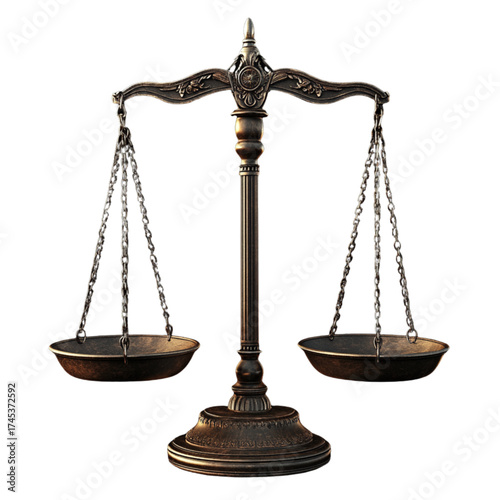 antique scales of justice