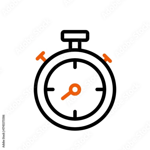 timer Animated Video Icon - Motion Graphics