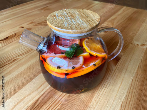 tea, teapot, drink, fruity, berry, aroma, healthy, refreshing, tasty